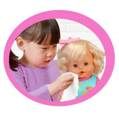 NENUCO prima pappa, bambola 35 cm capelli biondi, accessori per la prima pappa, per bambine/i dai 3 anni><noscript><img width=