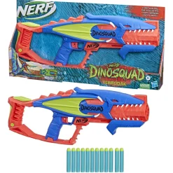 NERF dinosquad – terrodak, 12 dardi elite, design a forma di dinosauro, blaster in gommapiuma da 4 dardi per giochi all’aperto> Giochi Di Abilità E Sport