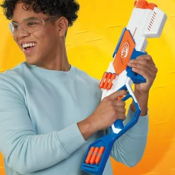 NERF n series blaster strikeback – 18 dardi n1 – caricatore 6 colpi – hasbro><noscript><img width=