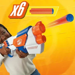 NERF n series blaster strikeback – 18 dardi n1 – caricatore 6 colpi – hasbro><noscript><img width=
