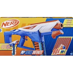 NERF n-series, infinite, blaster con 80 dardi n1, catena da battaglia da 40 dardi, giocattoli per bambini e bambine dagli 8 anni in su> Giochi Di Abilità E Sport