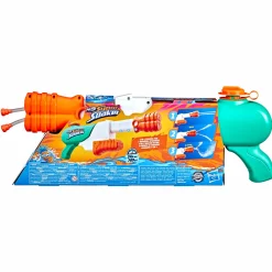NERF super soaker – hydro frenzy, blaster ad acqua 3-in-1, con bocchetta regolabile e 2 tubi lancia-acqua><noscript><img width=