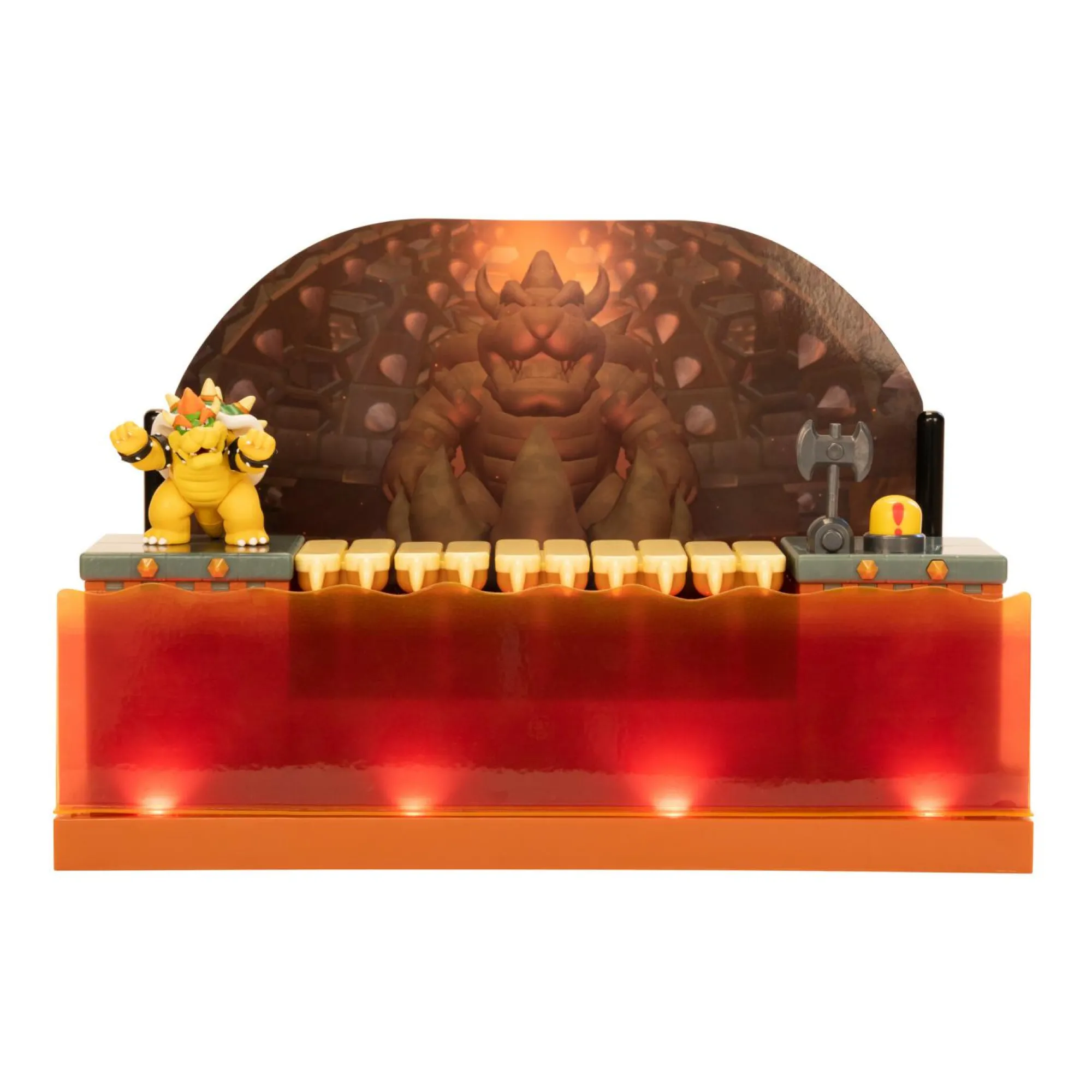 Super Mario Nintendo playset battaglia di bowser deluxe. con personaggio esclusivo!> Action Figures