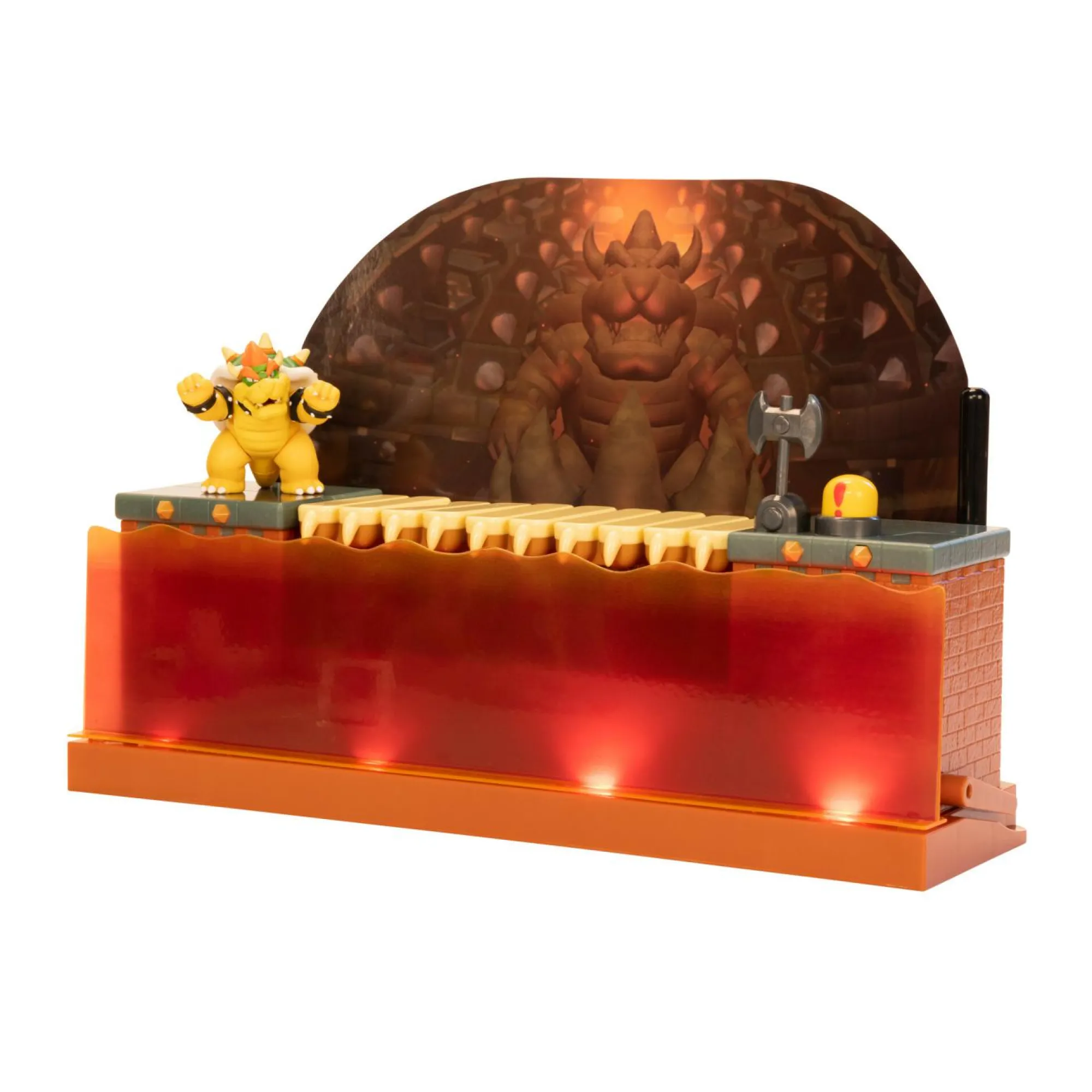 Super Mario Nintendo playset battaglia di bowser deluxe. con personaggio esclusivo!> Action Figures