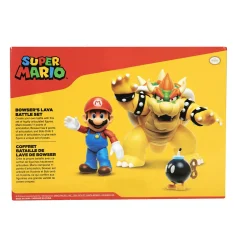 SUPER MARIO BROTHERS Nintendo super mario diorama set mario vs bowser per la sfida finale tra bene e male!><noscript><img width=