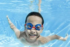 Bestway Occhialini da nuoto marvel® spider-man™ essential, 3 anni+> Maschere E Pinne