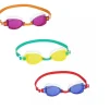 Bestway Occhialini ocean wave, 7-14 anni,3 colori assortiti   silicone con protezione uv,> Maschere E Pinne