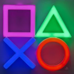 -- No Brand -- Paladone lampada neon da muro playstation simboli> Gadget E Idee Regalo Per Adulti|Gadget