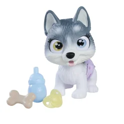 Pamper petz husky con accessori da adottare e coccolare – simpatico cucciolo di husky con funzioni interattive> Peluche Interattivi