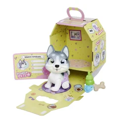 Pamper petz husky con accessori da adottare e coccolare – simpatico cucciolo di husky con funzioni interattive><noscript><img width=