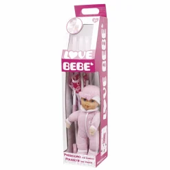 LOVE BEBÈ Passeggino in metallo con bambola soft> Bambolotti