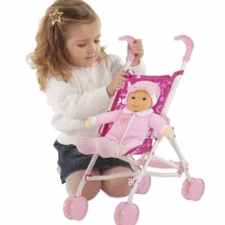 LOVE BEBÈ Passeggino in metallo con bambola soft><noscript><img width=