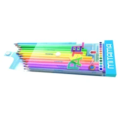 MITAMA Pastelli laccato tondo pastel , mina 3.3, in pet box 12 pz.> Cancelleria E Accessori