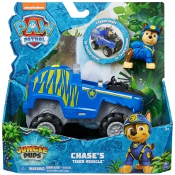 Paw Patrol jungle pups, veicolo tiger di chase> Macchinine Bambini