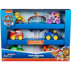 Paw Patrol : pup squad racers, set con 6 veicoli> Macchinine Bambini