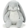Bunnies By The Bay Peluche big nibble gray bunny 50 cm> Doudou
