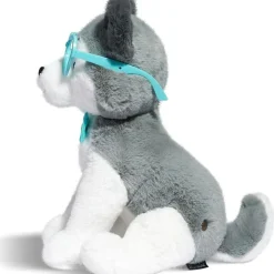 FAO Schwarz Peluche husky 30 cm con occhiali a cuore> Peluche Tradizionali