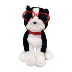 FAO Schwarz Peluche terrier con occhiali hearts dogs 30cm> Peluche Tradizionali