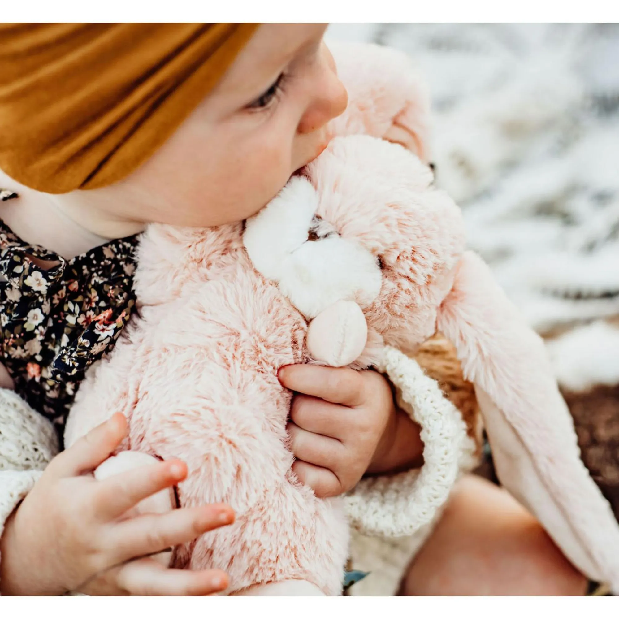 Bunnies By The Bay Peluche tiny nibble pink bunny 20 cm> Doudou