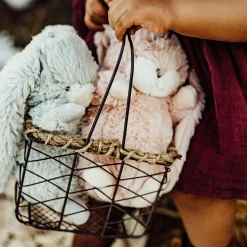 Bunnies By The Bay Peluche tiny nibble pink bunny 20 cm><noscript><img width=