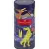 FABER-CASTELL Pennarello connector dinosauro: 20 pennarelli connector in confezione di metallo> Cancelleria E Accessori