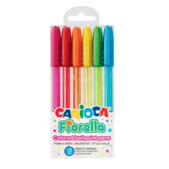 CARIOCA Penne colorate fiorella – 6 pz> Cancelleria E Accessori