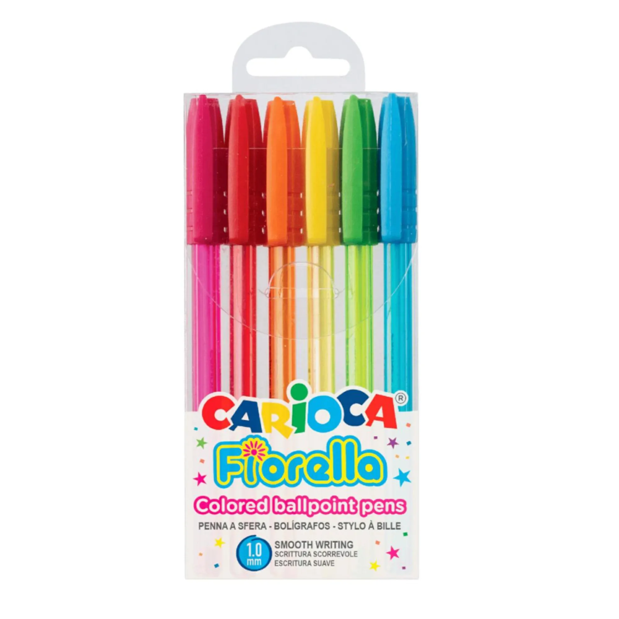 CARIOCA Penne colorate fiorella – 6 pz> Cancelleria E Accessori