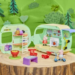 PEPPA PIG – la roulotte di , playset con 6 accessori e 3 action figure><noscript><img width=