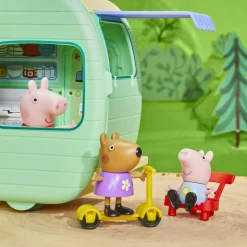 PEPPA PIG – la roulotte di , playset con 6 accessori e 3 action figure><noscript><img width=