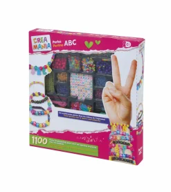 CREA MANIA Perline abc – crea braccialetti con lettere dell’alfabeto> Moda, Gioielli, Decorazioni, Cosmetici