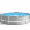 INTEX Piscina prisma frame 366x99 cm con pompa filtro e scaletta doppia> Piscine Da Giardino