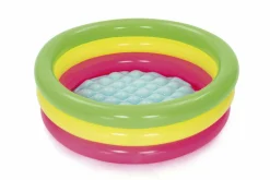 Bestway Piscina summer a 3 anelli color con fondo gonfiabile, cm. 70×24> Gonfiabili Per Bambini