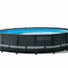 INTEX Piscina ultra xtr frame 488x122 cm pompa a sabbia, scaletta doppia, telo base, copertura> Piscine Da Giardino