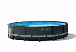 INTEX Piscina ultra xtr frame 488x122 cm pompa a sabbia, scaletta doppia, telo base, copertura> Piscine Da Giardino