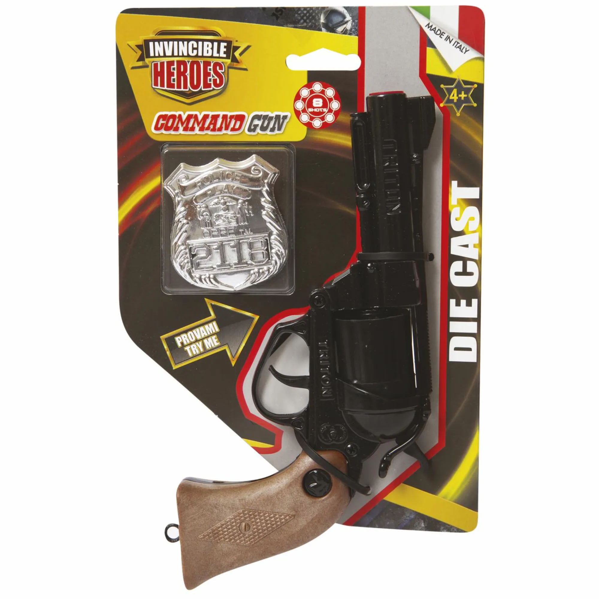 INVINCIBLE HEROES Pistola command 12 colpi> Giochi Di Emulazione
