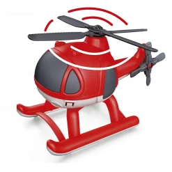 BABY SMILE Plan&go helicopter – elicottero giocattolo assortito con ruote ed elica rotante in rosso e bianco><noscript><img width=