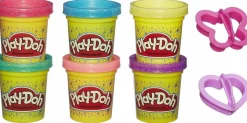 PLAY-DOH Play doh 6 vasetti brillanti> Plastilina E Pasta Modellabile