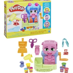 PLAY-DOH – capelli pazzerelli, playset per giocare al parrucchiere, giocattoli di fantasia per bambini e bambine dai 3 anni in su> Plastilina E Pasta Modellabile