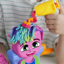 PLAY-DOH – capelli pazzerelli, playset per giocare al parrucchiere, giocattoli di fantasia per bambini e bambine dai 3 anni in su> Plastilina E Pasta Modellabile