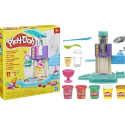 PLAY-DOH – gelateria arcobaleno, playset con accessori e vasetti per creare gelati> Plastilina E Pasta Modellabile