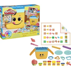 PLAY-DOH – il mio primo picnic delle forme, 12 strumenti e 6 vasetti, giocattoli per età prescolare> Plastilina E Pasta Modellabile