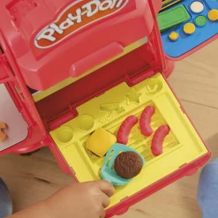 PLAY-DOH – pizza delivery scooter, playset con scooter per consegnare le pizze, attività manuali per bambini e bambine><noscript><img width=