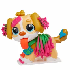 PLAY-DOH – set da veterinario, playset con 10 strumenti e 5 colori di pasta da modellare atossica, cane giocattolo per bambini dai 3 anni in su><noscript><img width=