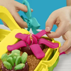 PLAY-DOH , cestino fiorito per creare piante e fiori colorati.giocattolo con natura finta. include 5 vasetti di pasta modellabile><noscript><img width=
