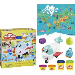 PLAY-DOH , il mio primo aeroplano esploratore, starter set per attività manuali, per bambini e bambine> Plastilina E Pasta Modellabile