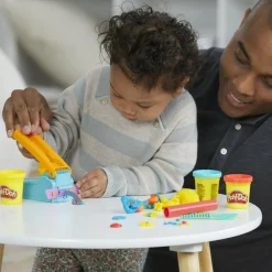 PLAY-DOH , la fabbrica del divertimento, playset di attività manuali, pasta modellabile in 3 colori><noscript><img width=