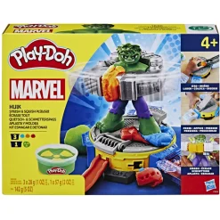 PLAY-DOH marvel – hulk smash & squish, set da gioco distruggi e schiaccia di hulk> Plastilina E Pasta Modellabile
