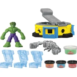 PLAY-DOH marvel – hulk smash & squish, set da gioco distruggi e schiaccia di hulk> Plastilina E Pasta Modellabile