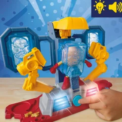 PLAY-DOH marvel – iron man armor maker lab, set da gioco laboratorio delle armature di iron man><noscript><img width=