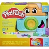 PLAY-DOH prima macchina fotografica – set creativo per bambini dai 2 anni con fotocamera giocattolo, 3 vasetti di pasta, 7 accessori e tappetino> Plastilina E Pasta Modellabile